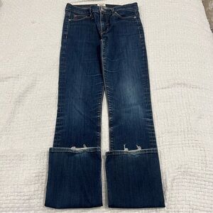 Hudson Elle Midrise Baby Boot Jeans Dark Wash Y2K Size 27